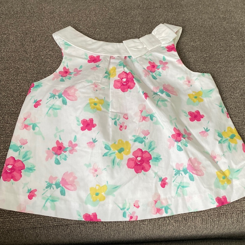 NWT Janie and Jack tank top floral size 12-18 month